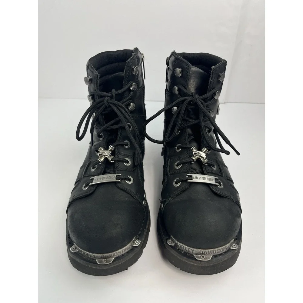 Harley Davidson Bonfield D96114 Men's 10.5M Black Performance Motorcycle Boots